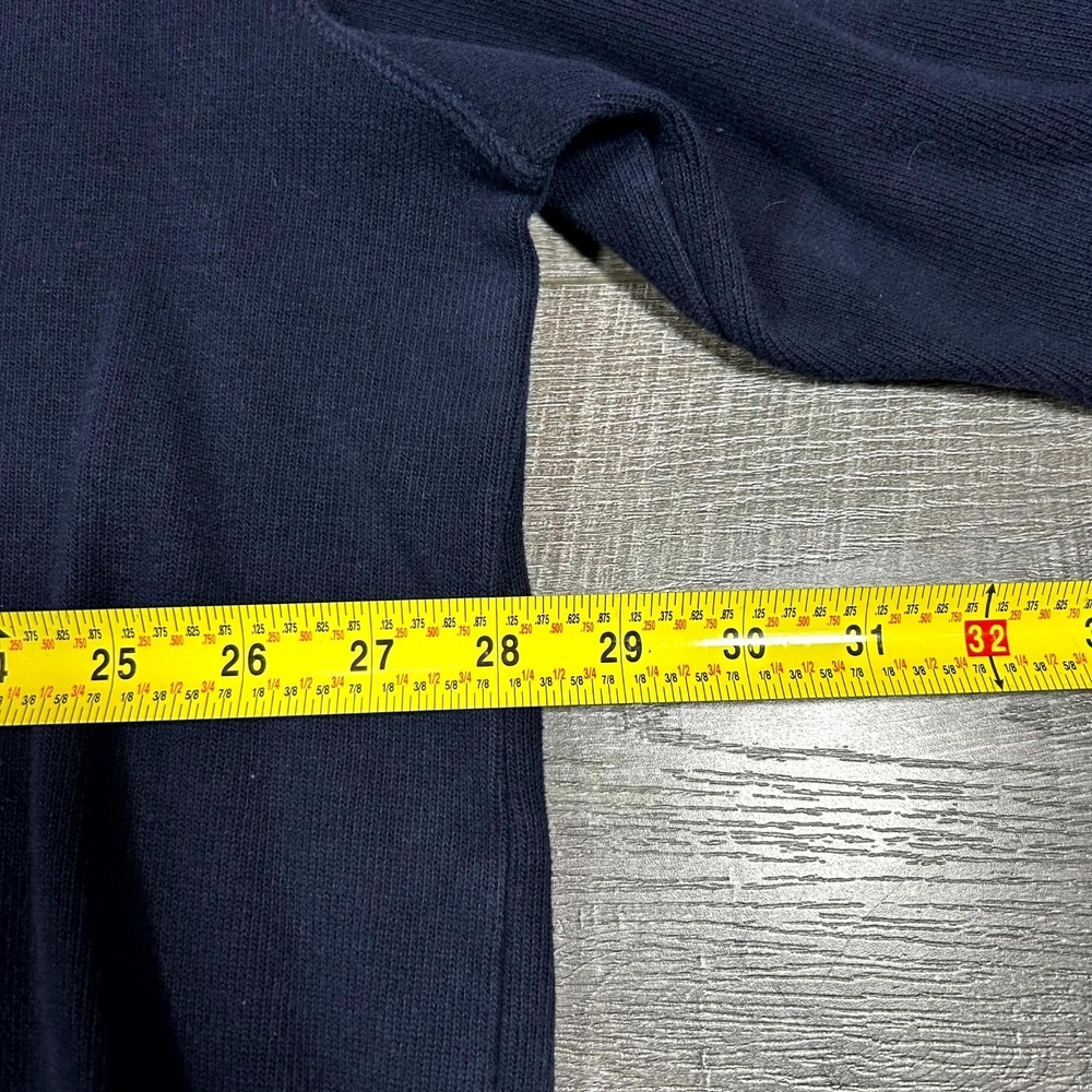 Polo Ralph Lauren Quarter Zip Pullover Mens 2XLT Navy Blue Good Cotton Sweater - Picture 6 of 8